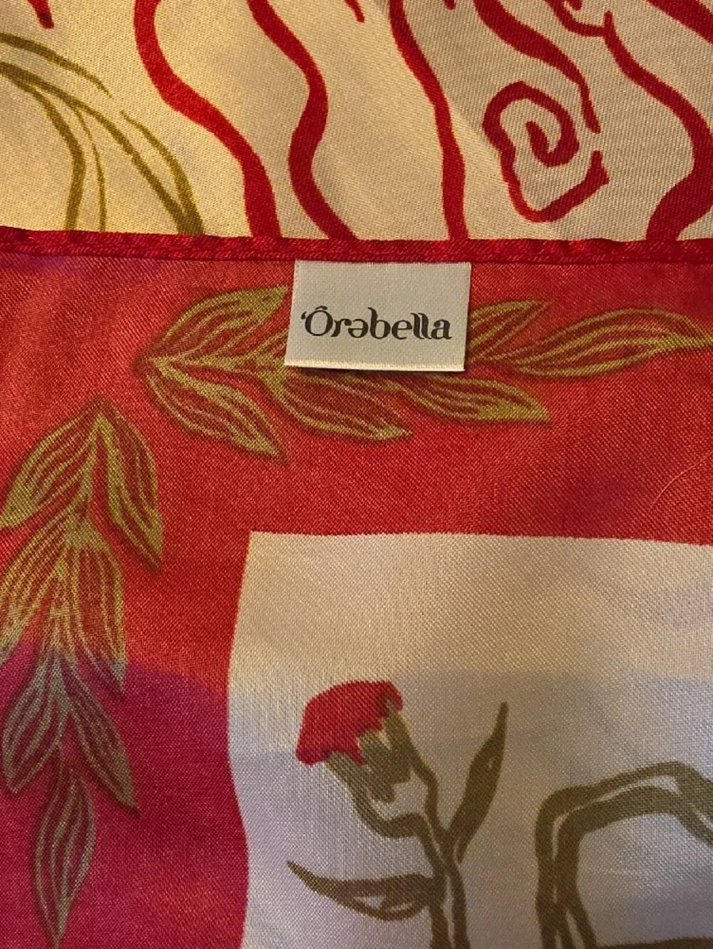 Orebella Oversized Red & Gold 